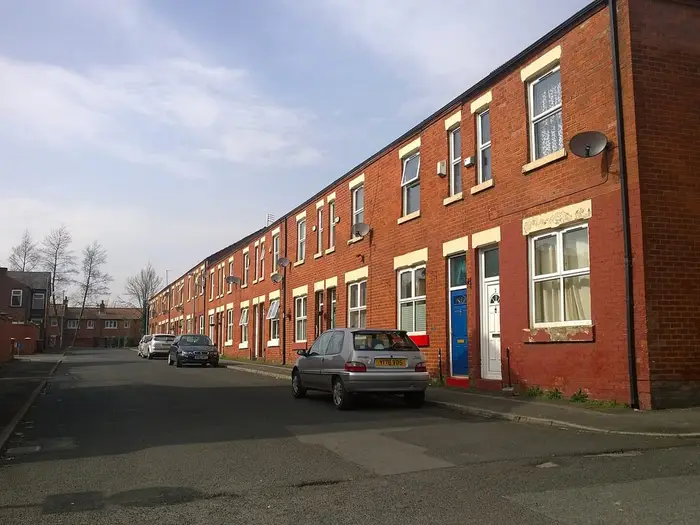 Terraced houses on Smyrna Street, Weaste, Salford